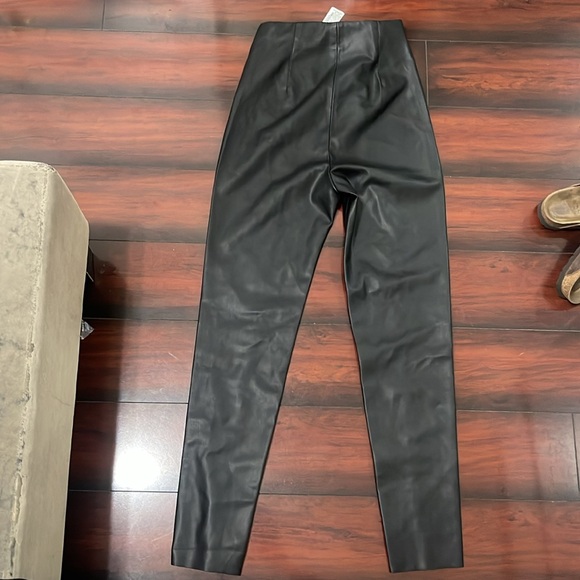 Zara leather skinny high waisted pants - Picture 4 of 5